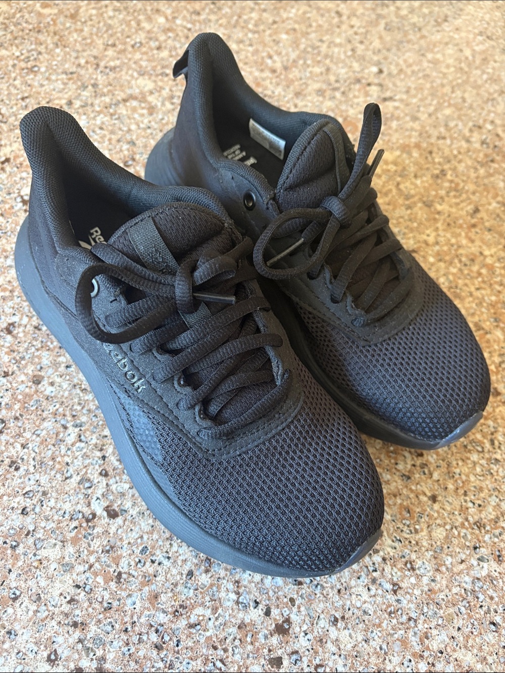 Reebok DMX Black Mesh Athletic Sneakers WOMENS 6